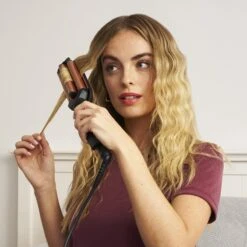 BaByliss Deep Waves W2447E -Bumble and Bumble Shop babyliss deep waves w2447e boucleur triple pour cheveux 3