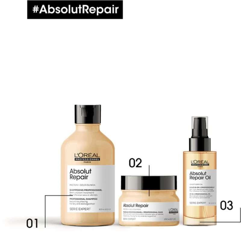 L’Oréal Professionnel Serie Expert Absolut Repair 4 L’Oréal Professionnel Serie Expert Absolut Repair – Image 4