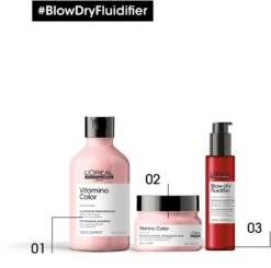 L’Oréal Professionnel Serie Expert Blow-dry Fluidifier -Bumble and Bumble Shop loreal professionnel serie expert blow dry fluidifier creme nourrissante et thermo protectrice pour une fixation naturelle 2