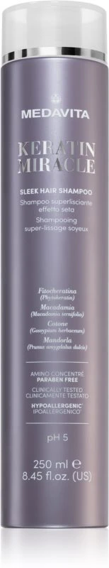 Medavita Keratin Miracle Sleek Hair Shampoo