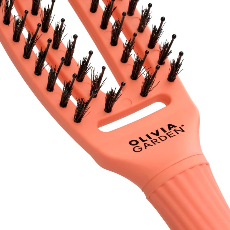 Olivia Garden Fingerbrush Coral 2 Olivia Garden Fingerbrush Coral – Image 2